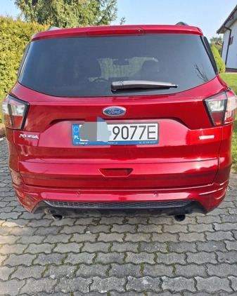 Ford Kuga cena 78000 przebieg: 99750, rok produkcji 2017 z Katowice małe 497